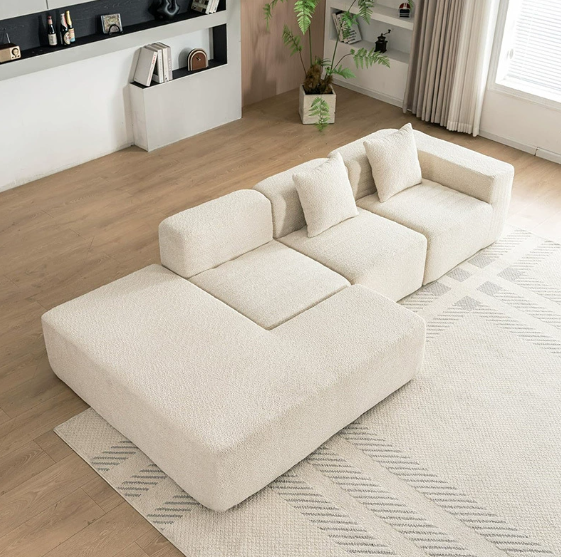 Full-Compression Modular Sectional Sofa Couch for Living Room