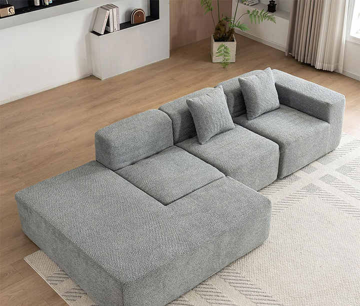 Full-Compression Modular Sectional Sofa Couch for Living Room