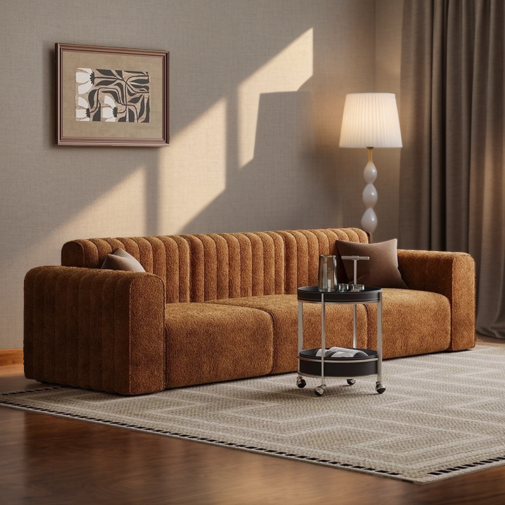 Modern Minimalist Compressible Sectional Couch Set