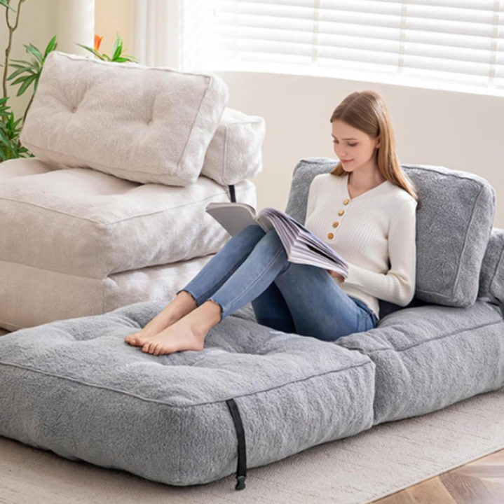 Armless Leisure Relax Reclining Chaise Lounge