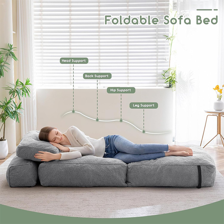 Armless Leisure Relax Reclining Chaise Lounge