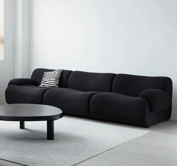 2025 Modern Lamb Fleece Compression Sofa Set