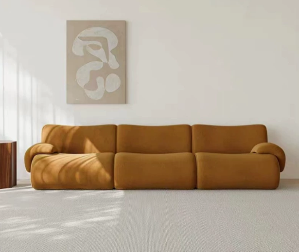 2025 Modern Lamb Fleece Compression Sofa Set