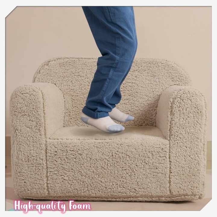 Kids Soft Sherpa Chair Sofa