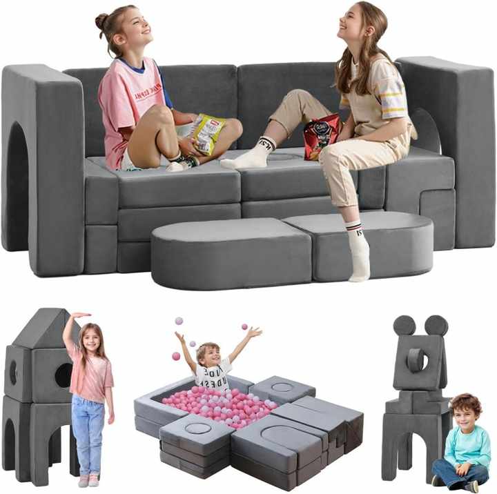 22pcs Foam Modular Cobinationa Blocks - 1000+DIY Creative
