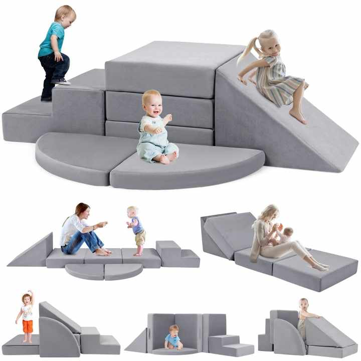 5pcs Toddler Play Ground Soft Safe Cube