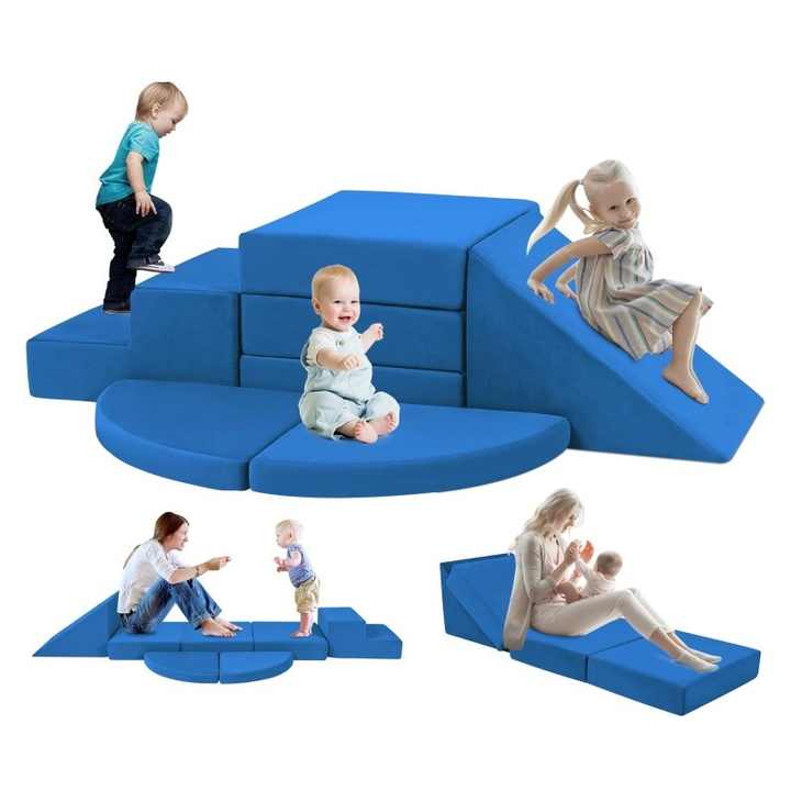 5pcs Toddler Play Ground Soft Safe Cube