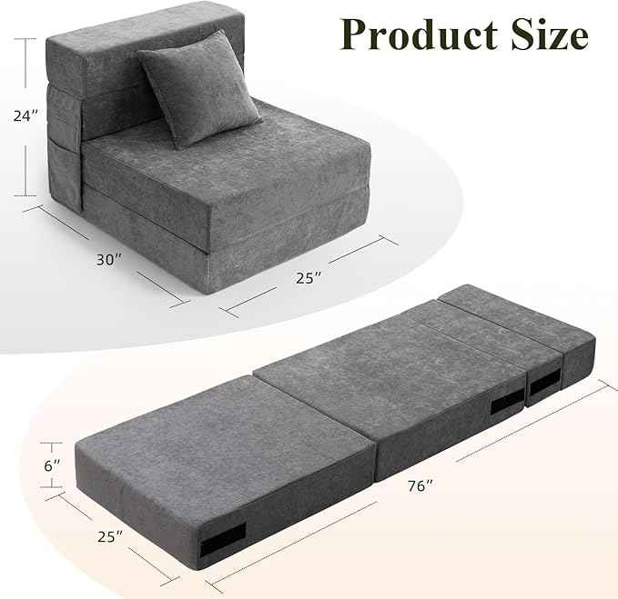 Foldable Toddler Compressed Sofa and Sleeper Mattess
