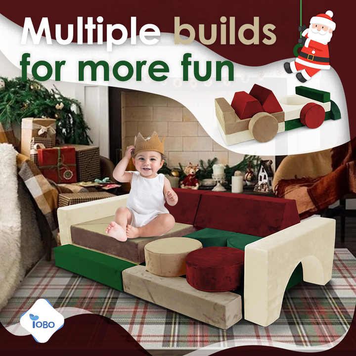 14pcs Kids Foam Play Blocks for Christmas Gifts