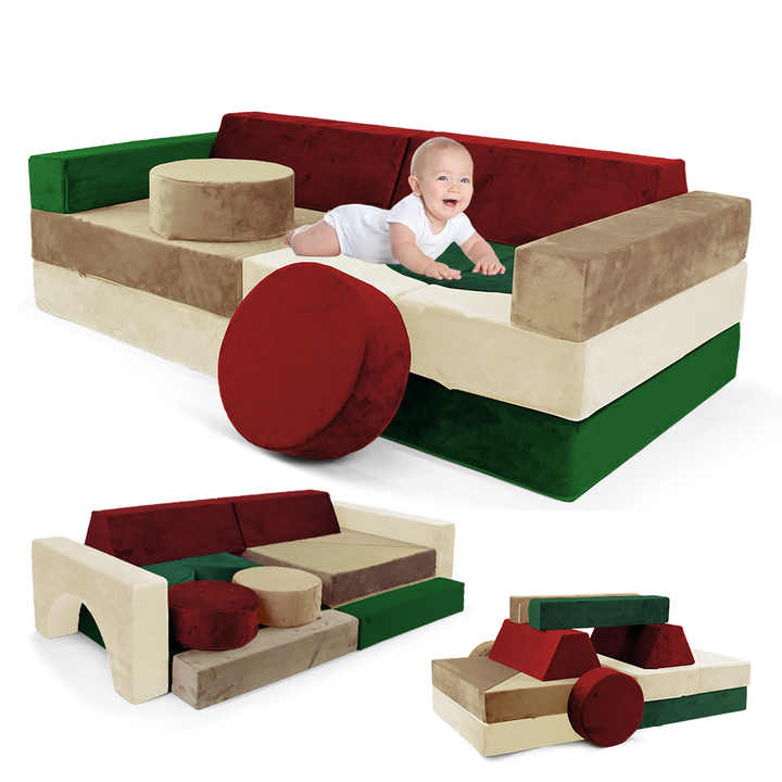 14pcs Kids Foam Play Blocks for Christmas Gifts