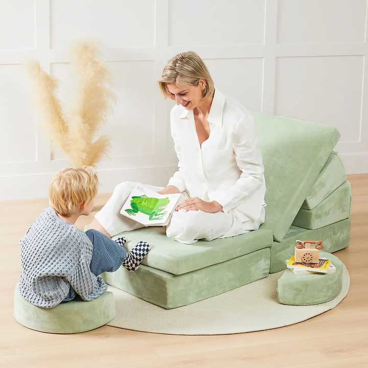 8-in-1 Transformable Foam Sofa - Boys and Girls DIY Blocks