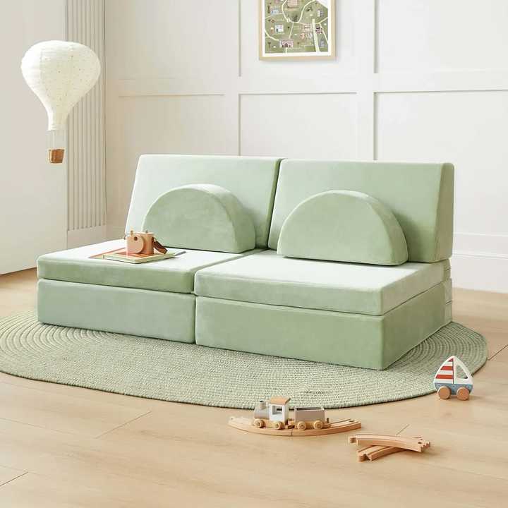 8-in-1 Transformable Foam Sofa - Boys and Girls DIY Blocks
