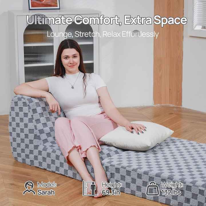 Modern Recliner Lazy Sofa Chair For Living Room & Balcony Use