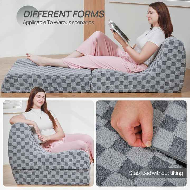 Modern Recliner Lazy Sofa Chair For Living Room & Balcony Use