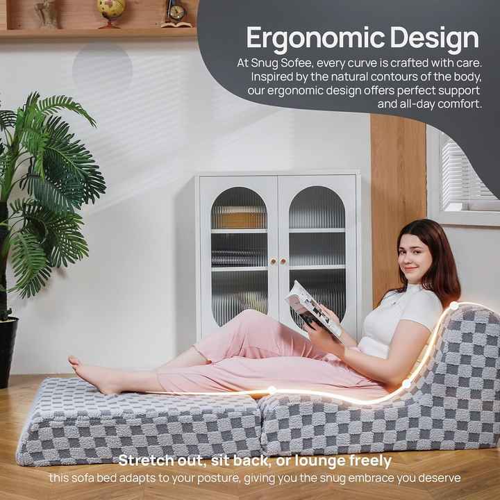 Modern Recliner Lazy Sofa Chair For Living Room & Balcony Use