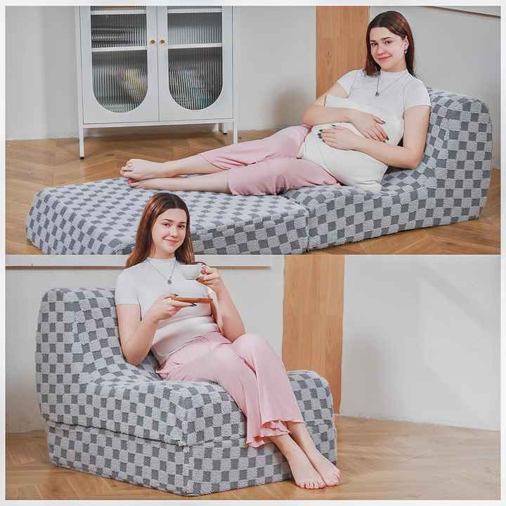Modern Recliner Lazy Sofa Chair For Living Room & Balcony Use