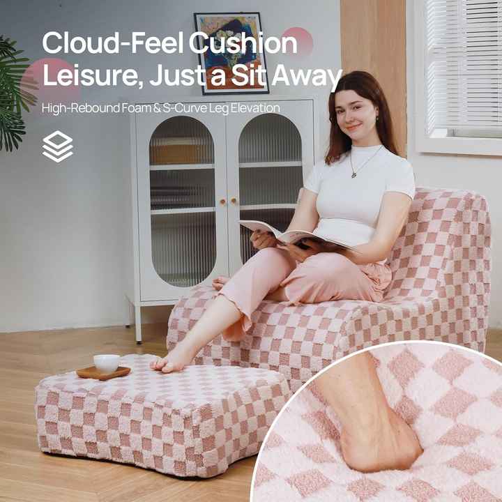 High-density Sponge Tatami Lazy Sofa Couch with Vacuum Compression  Package