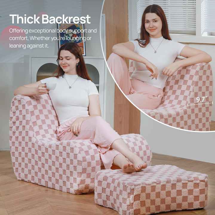 High-density Sponge Tatami Lazy Sofa Couch with Vacuum Compression  Package