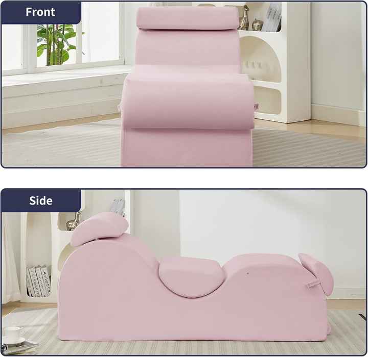 Ergonomic S Curved Yoga Chaise Lounge