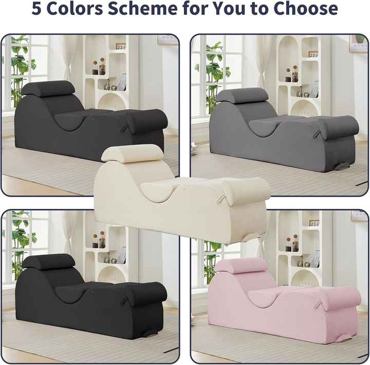 Ergonomic S Curved Yoga Chaise Lounge