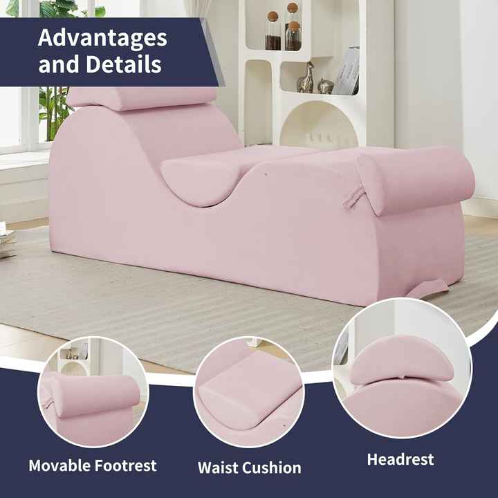 Ergonomic S Curved Yoga Chaise Lounge