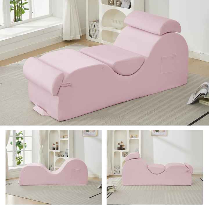 Ergonomic S Curved Yoga Chaise Lounge