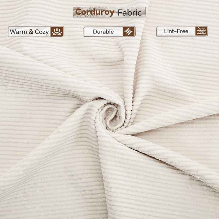 Compressed Corduroy Fabric Modular Sofa Set for Home Apartment Hotel Living Room