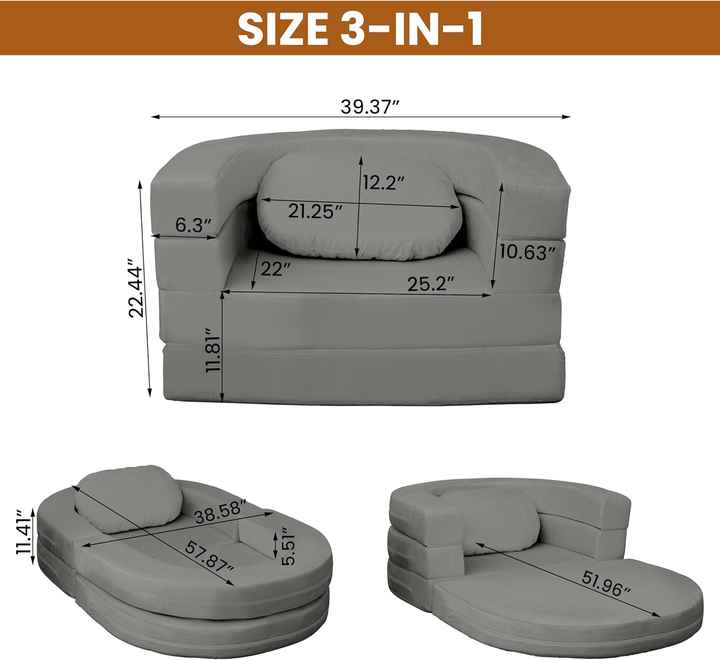 3 in 1 Memory Foam Human Pet Dog Bed