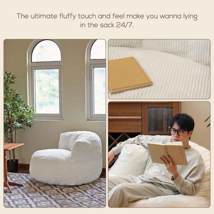 High Back Bean Bag Lounge Couch