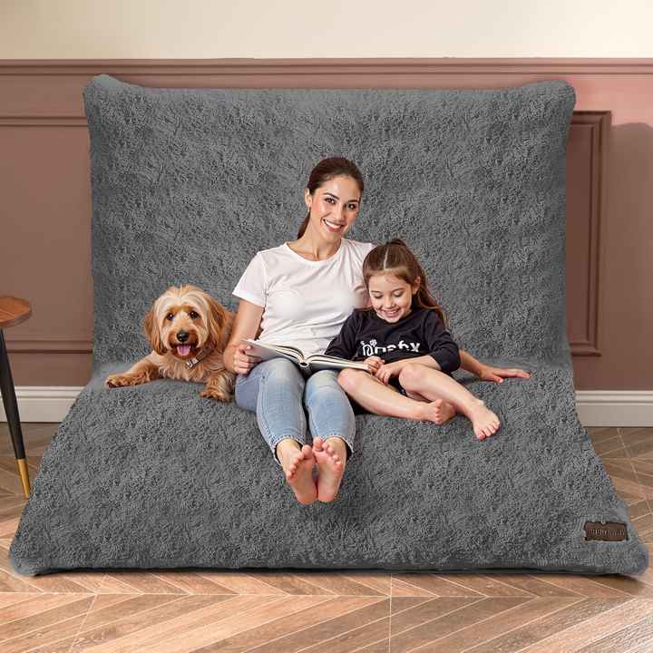Oversized Foam Recliner Sofa Bed Lazy Bean Bag Couch