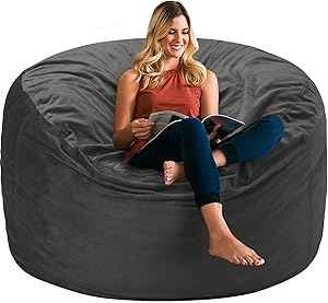 Round Compression Single Lazy Sofa Beanbag Lounger