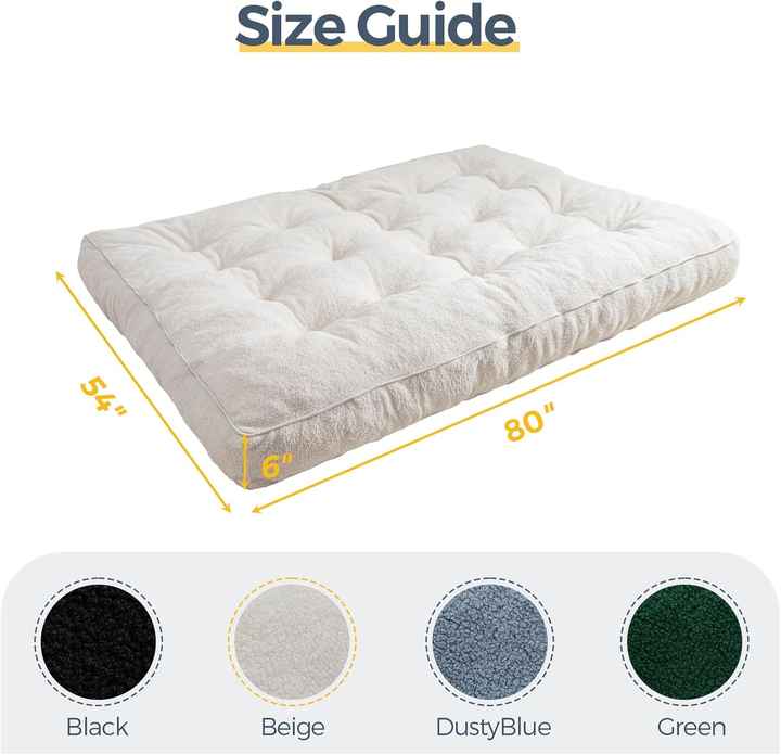 Shredded Memory Foam Sofa Bed and Floor Mattress