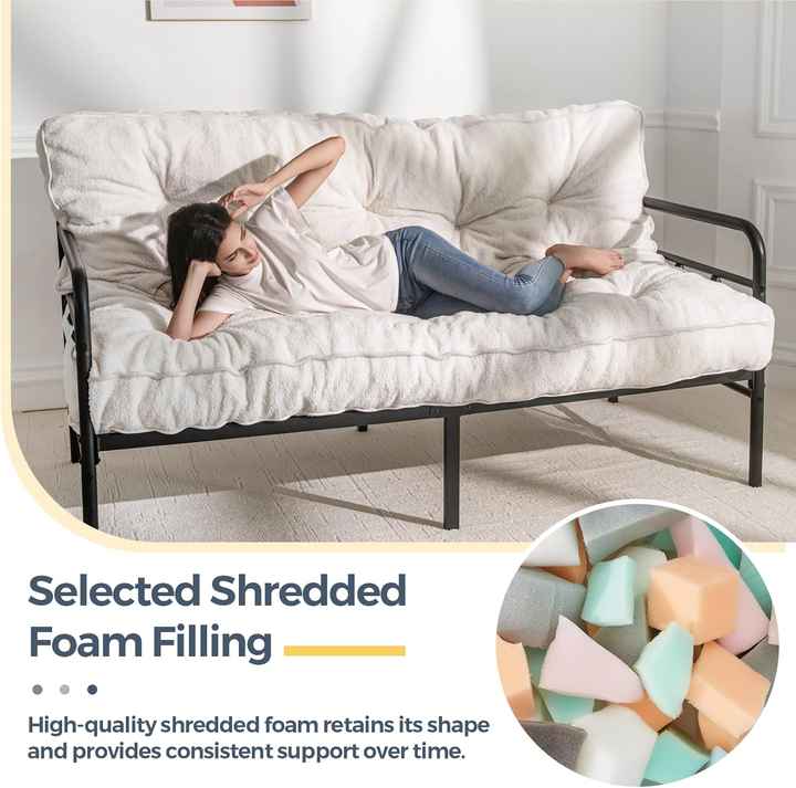 Shredded Memory Foam Sofa Bed and Floor Mattress