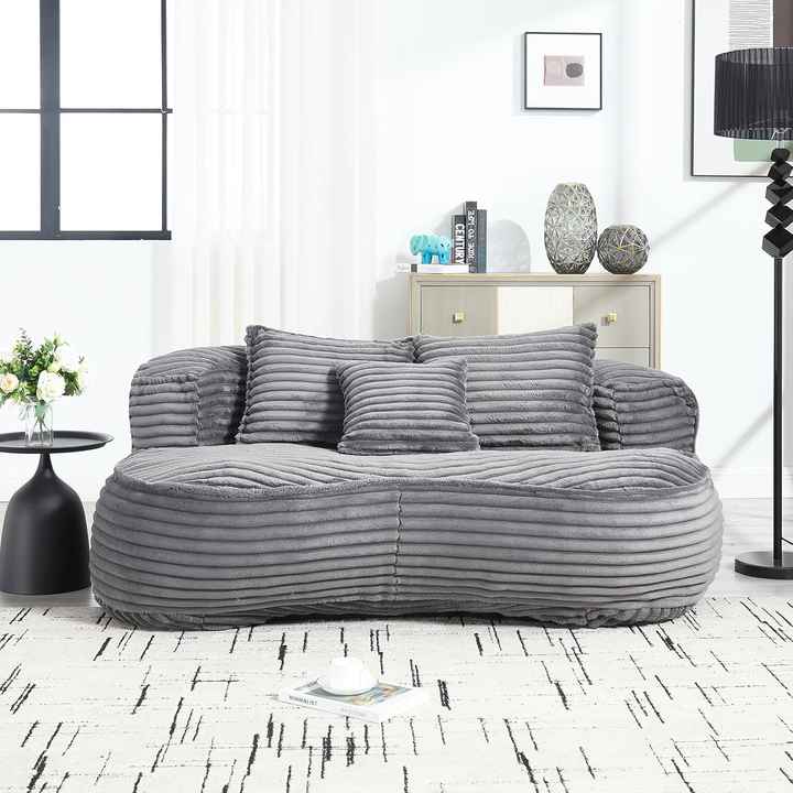 Sealed Vacuum Compression Lazy Sofa Bean Bag Couch