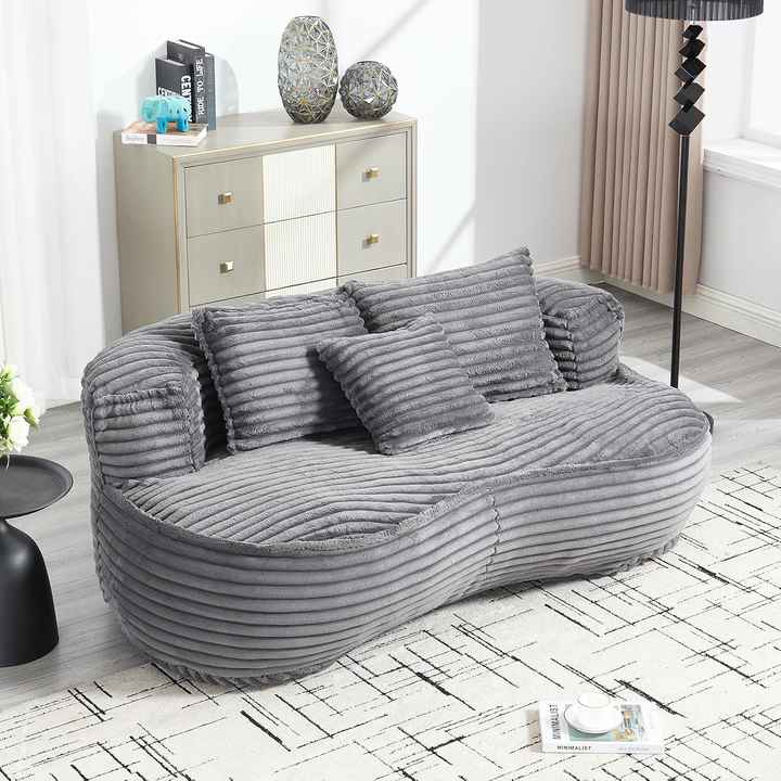 Sealed Vacuum Compression Lazy Sofa Bean Bag Couch