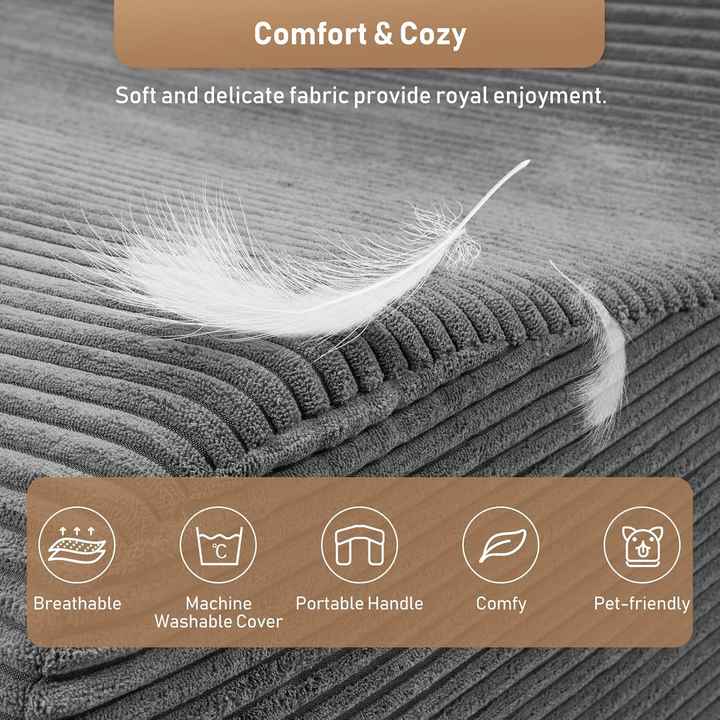 Lazy Memory Foam Bean Bag Sofa Bed