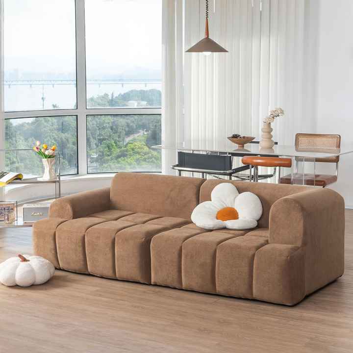 Living Room Full Foam Vacuum Compression Sofa Couch