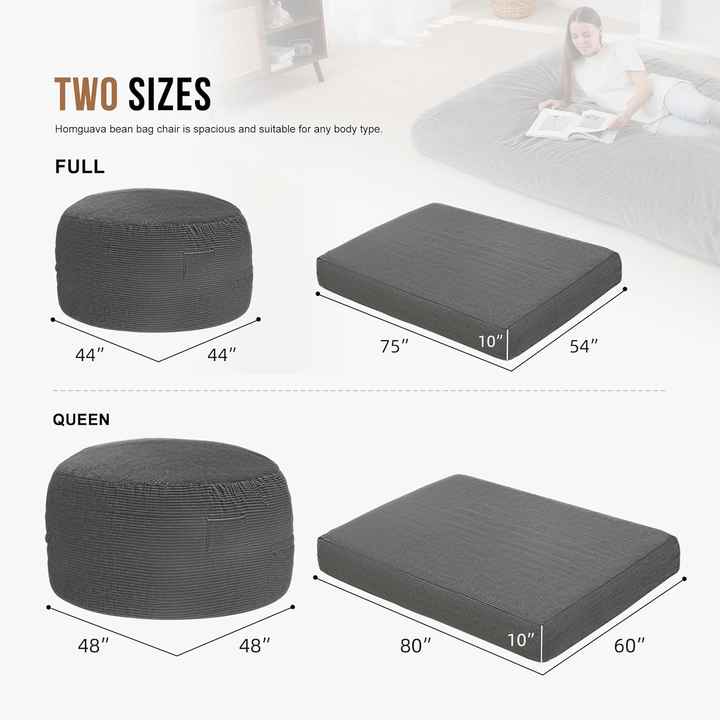 Removable 3-in-1 Single Relax Bean Bag Sofa