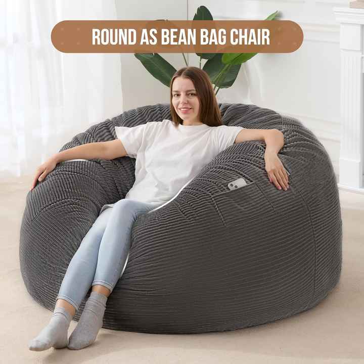 Removable 3-in-1 Single Relax Bean Bag Sofa
