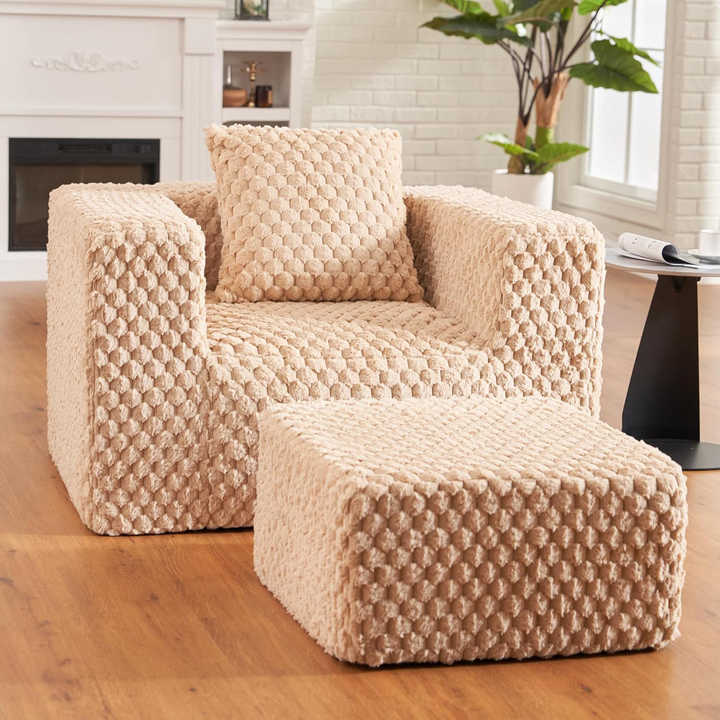 U Shape Soft Sofa Bed For Hotel Bedroom Balcony