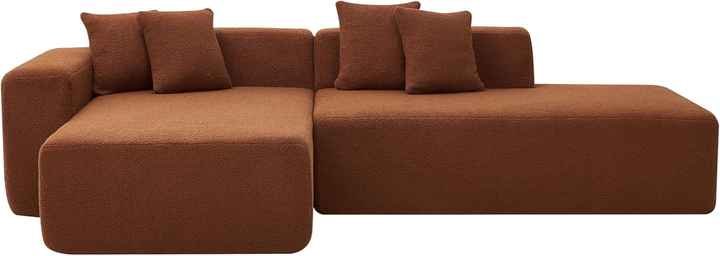 105" Living Room Modular Sectional Sofa Set