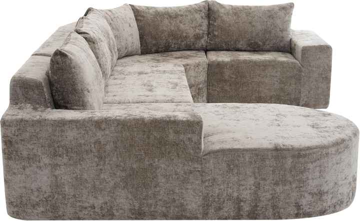 141.7in Oversized U Shape Combinate Sofa With Vacuum Compression Package