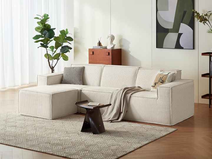 105" Living Room Modular Combination Sofa with High Density Foam Compressed