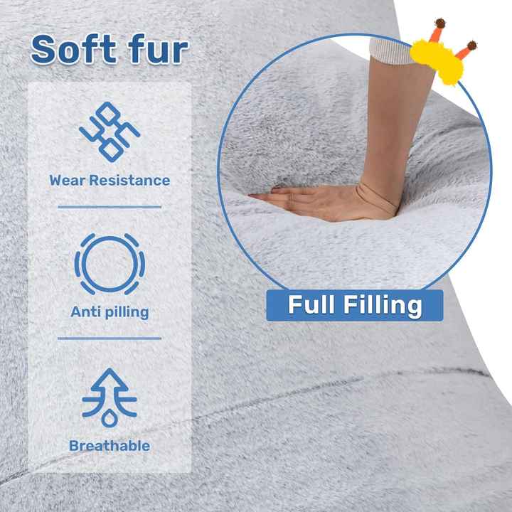Foam Bean Bag Lounge For Apartment Bedroom Balcony