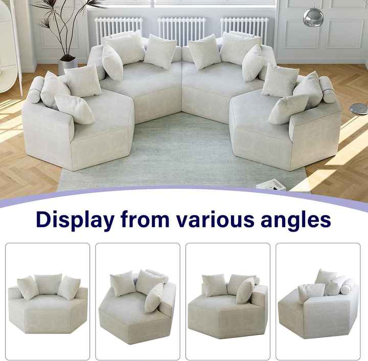 Hexagon Compress Sleeper Sofa Bed