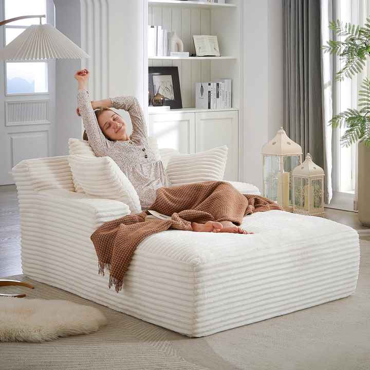Modern Minimalist Soft Couch With Compression Package