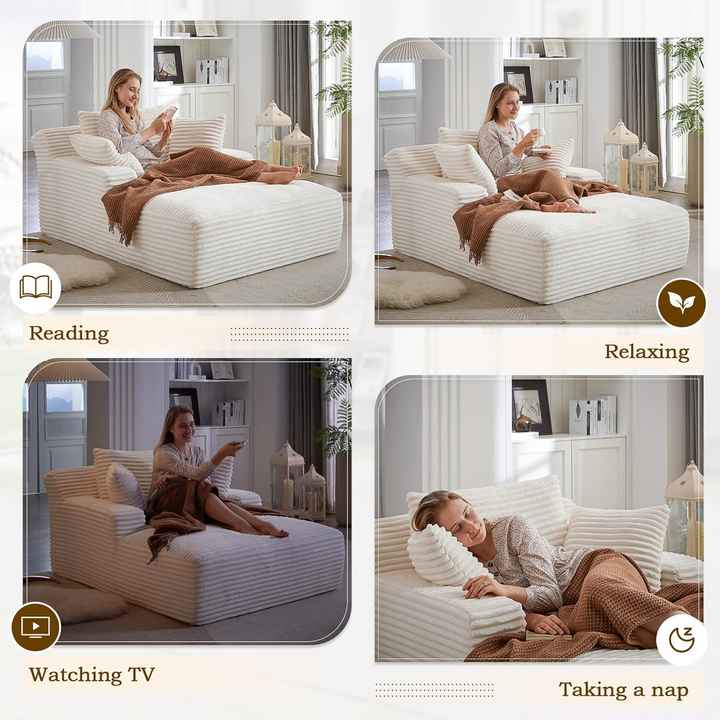 Modern Minimalist Soft Couch With Compression Package