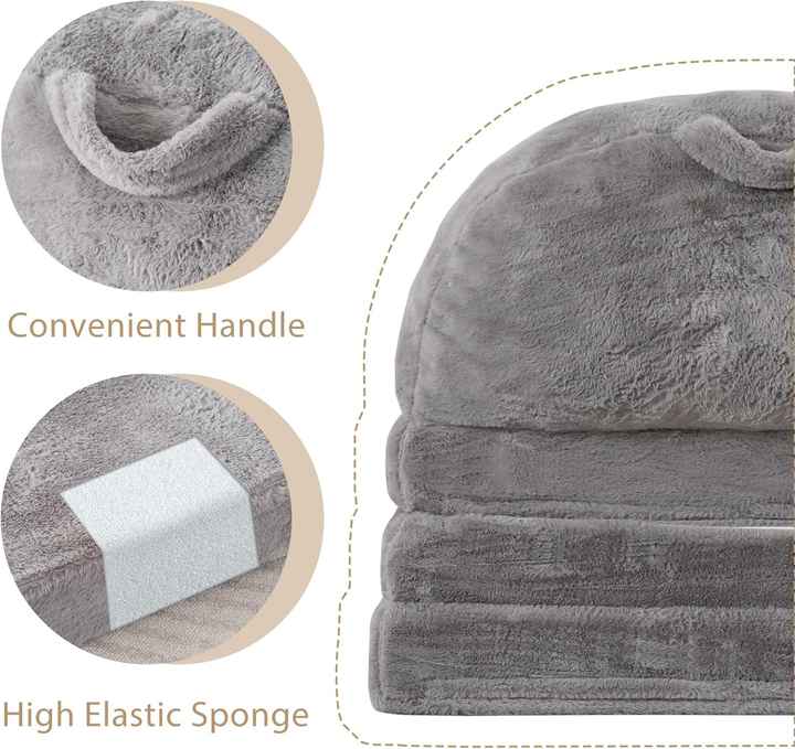 Vacuum Compressed Folding Beanbag Chair