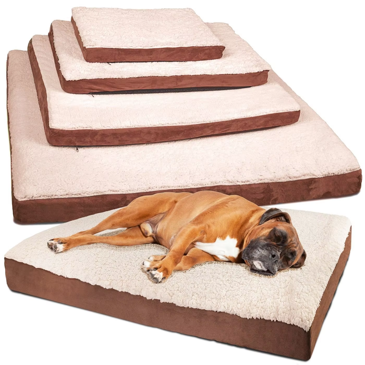 Custom High Density Memory Foam Pet Bed Washable Detachable Dog Bed for Large Medium Small Dogs Mats