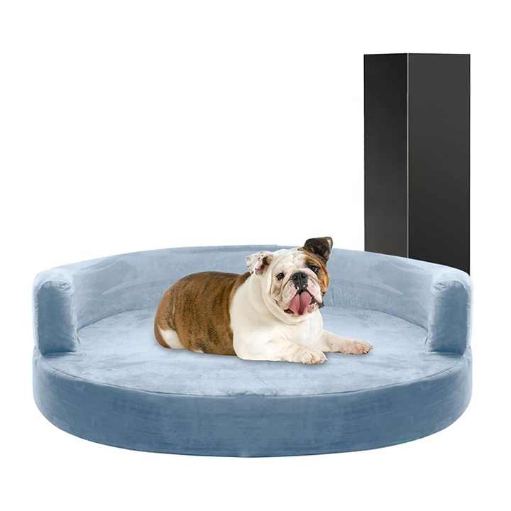 Non-slip Bottom Soft Pet Sofa Cushioned Dog Bed Pet Lounge Doggy Puppy Plush Dog Couch